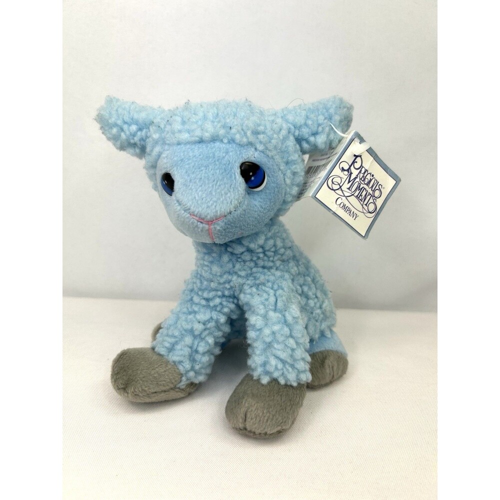 Precious Moments Pals Blue Lamb Simon Plush Stuffed Animal Toy